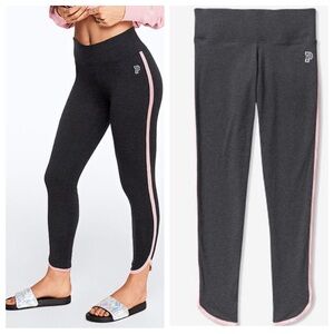 Vs Pink Curved Hem Ankle Legging S